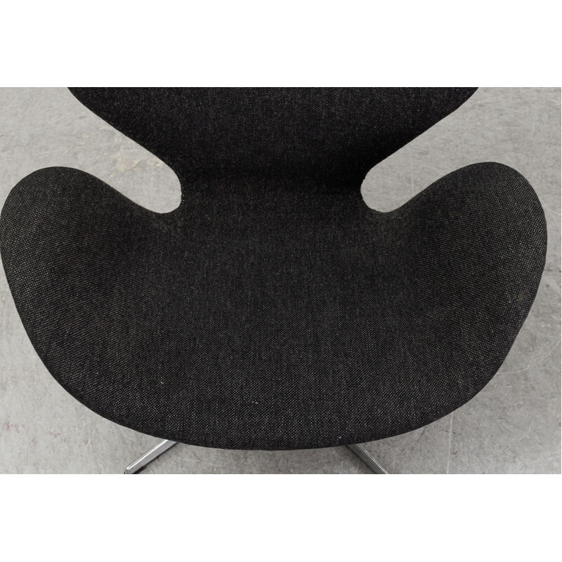 Fauteuil vintage Swan de Arne Jacobsen par Fritz Hansen, Suédois 1958