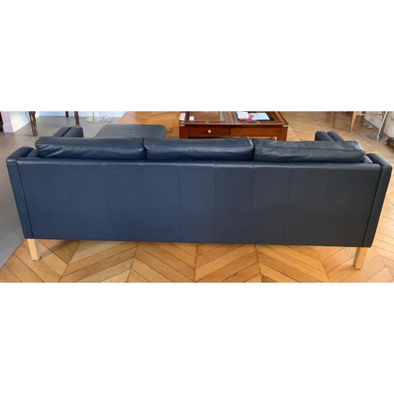 Blaues Vintage-Sofa von Borg Mogensen