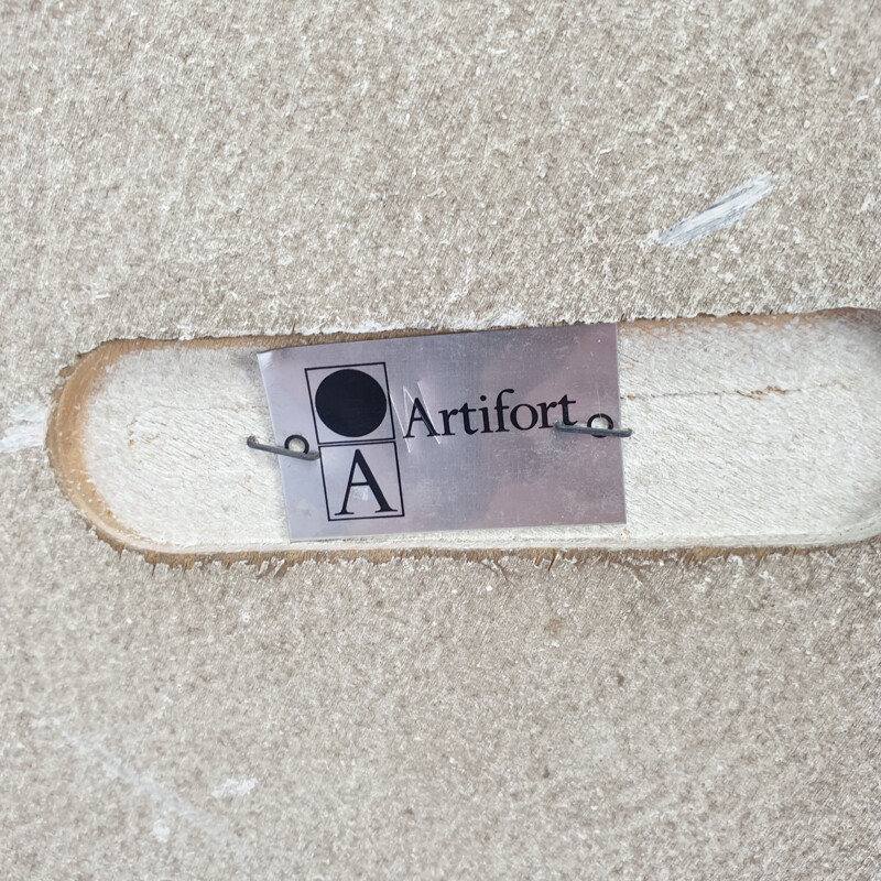 Ensemble fauteuil et ottoman vintage champignon par Pierre Paulin pour Artifort 1960