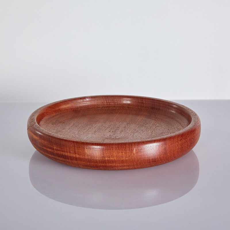 Vintage fruit tray in solid teak, Denmark 1960