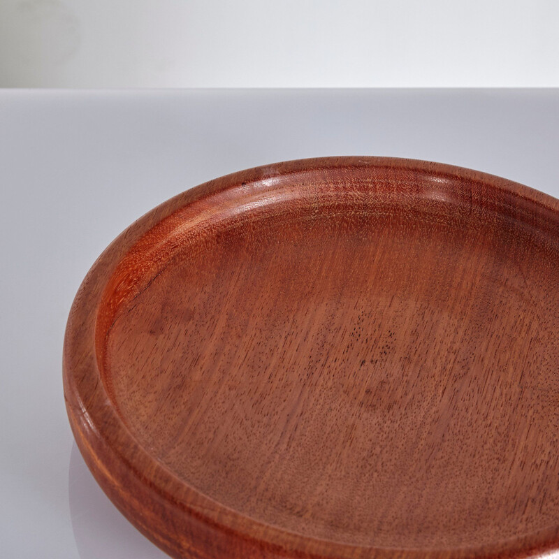 Vintage fruit tray in solid teak, Denmark 1960