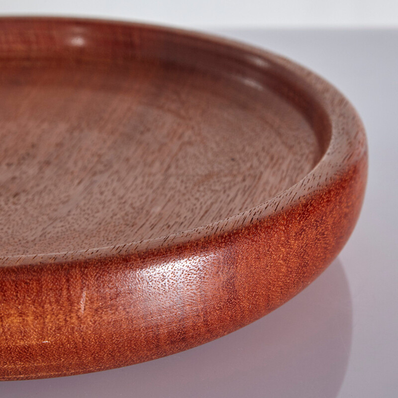 Vintage fruit tray in solid teak, Denmark 1960