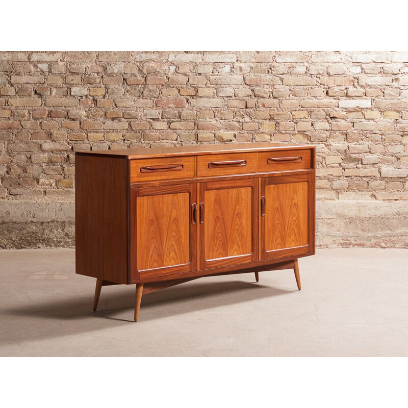 Vintage solid teak sideboard by Victor Wilkins for G-plan 1970s