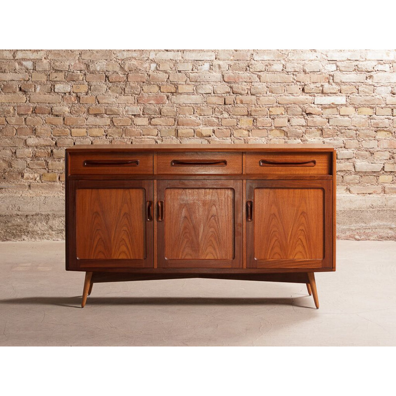 Vintage solid teak sideboard by Victor Wilkins for G-plan 1970s