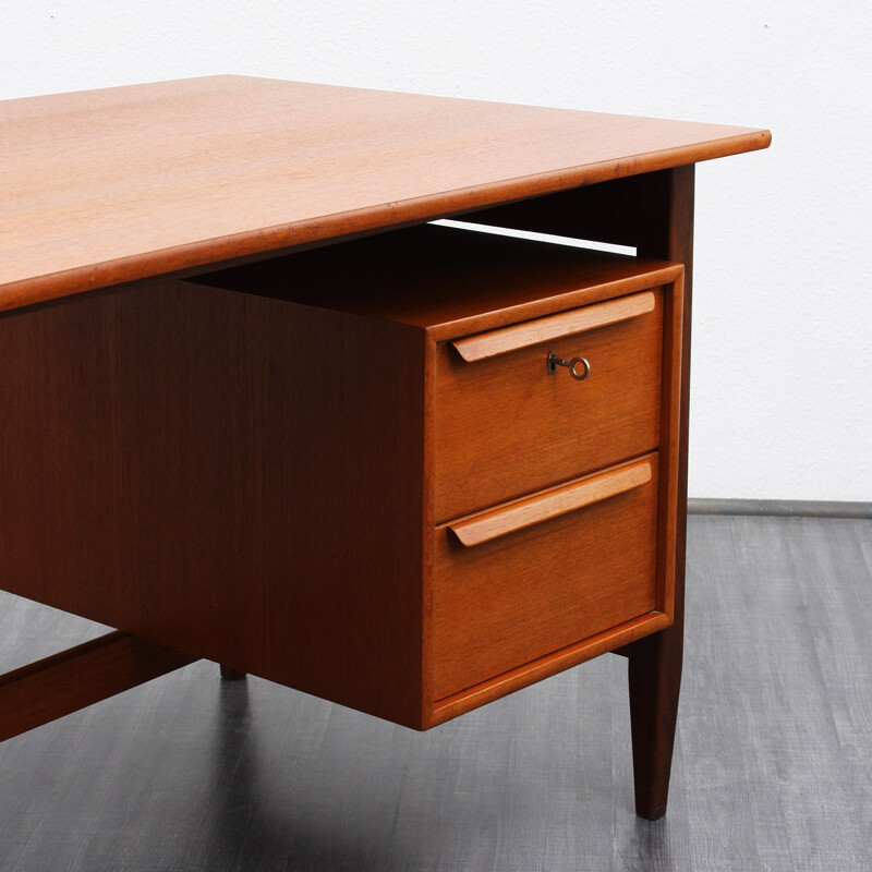 Bureau Scandinave en teck - années 60