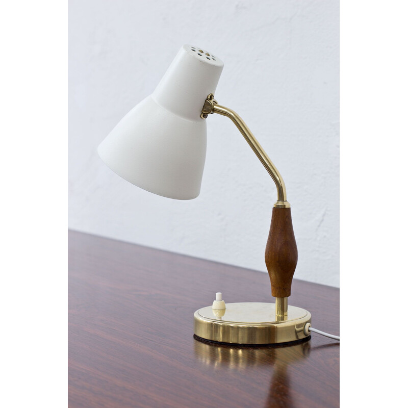 Vintage Desk Lamp by Hans Bergström for ASEA, Sweden 1950s
