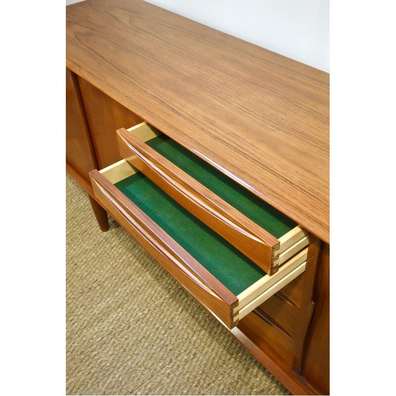 Vintage Arne Vodder's sideboard in light rosewood, Danish 1960s