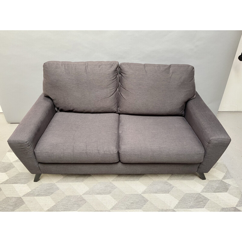 Vintage G Plan 2 Seater Sofa Settee Grey, UK