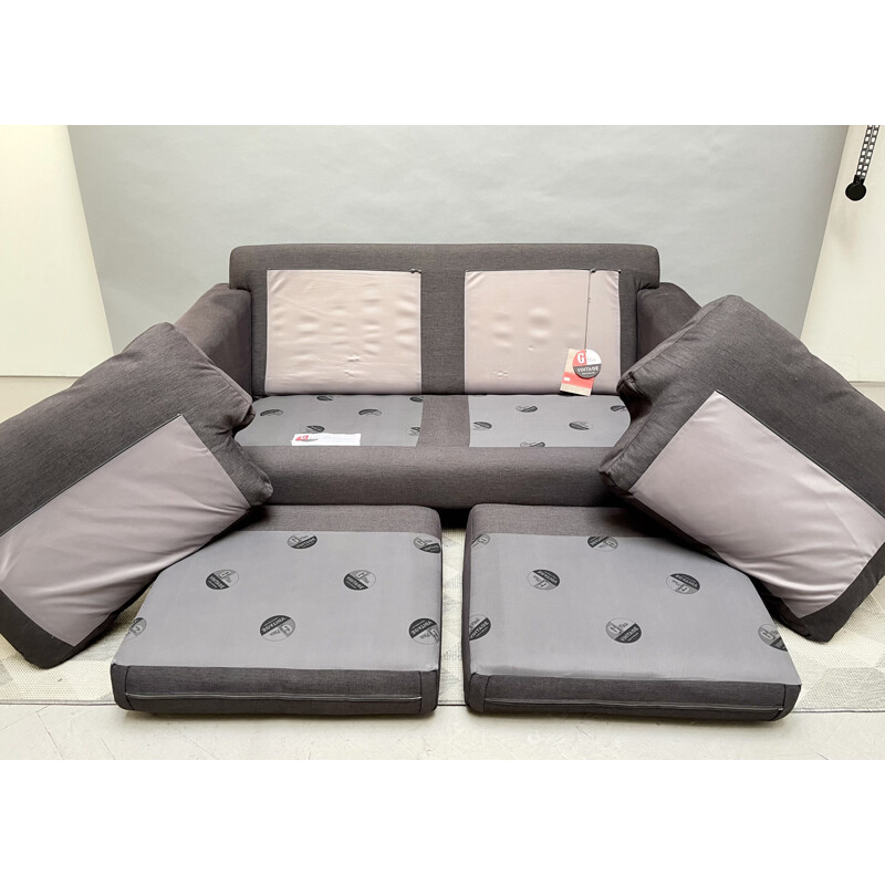 Vintage G Plan 2 Seater Sofa Settee Grey, UK