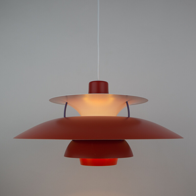 Vintage pendant lamp PH 5 by Poul Henningsen & Louis Poulsen, Danish 1958s