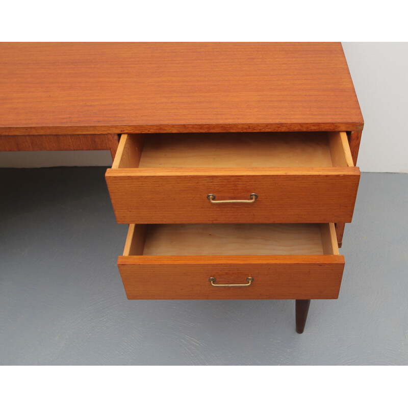 Vintage desk in teak 1960s