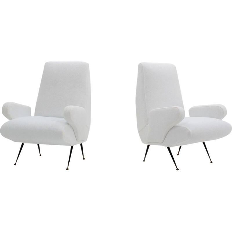 Vintage Nino Zoncada armchairs for Framar 1950s