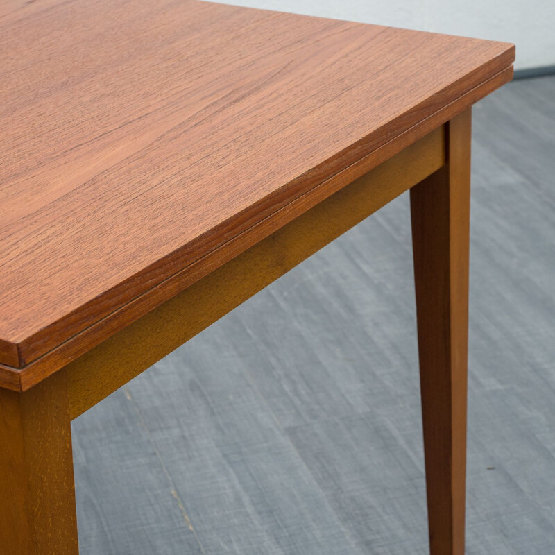 Vintage teak dining table by Kondor, Scandinavian 1960s