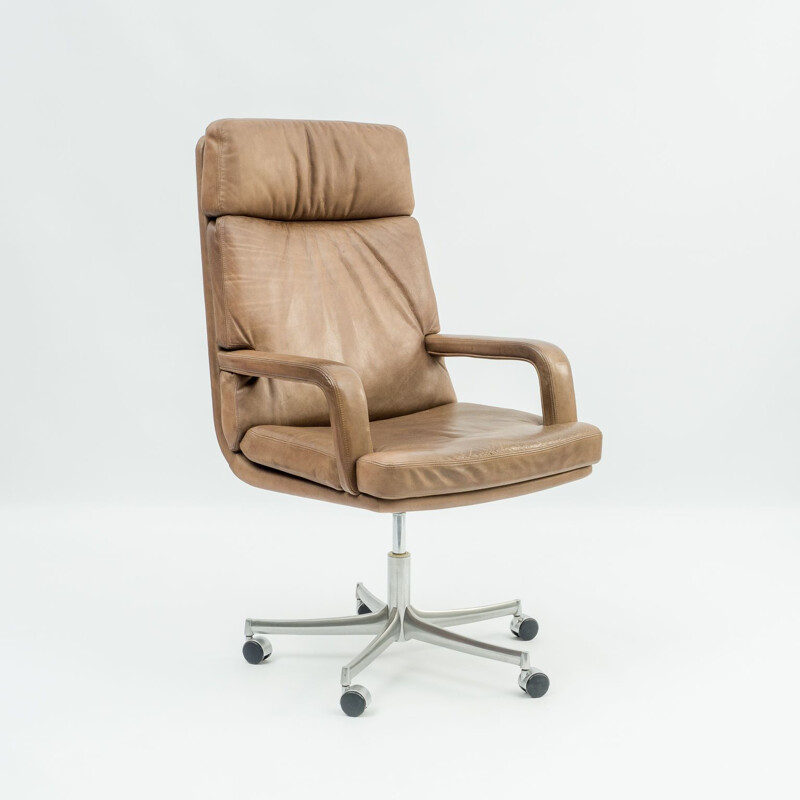 Vintage office chair Bernd Münzebrock by Walter Knoll 1970s