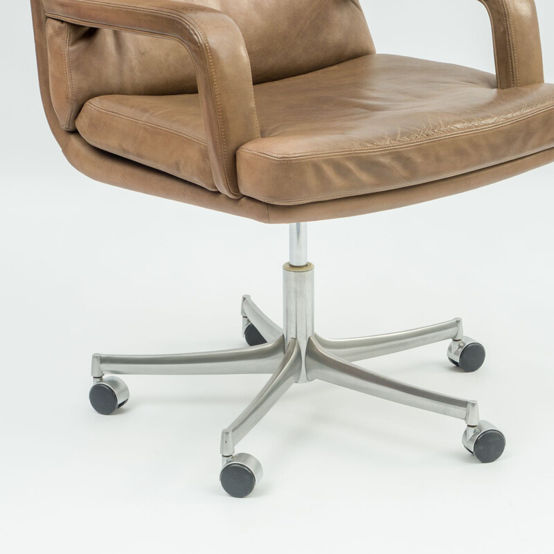 Fauteuil de bureau vintage Bernd Münzebrock par Walter Knoll 1970