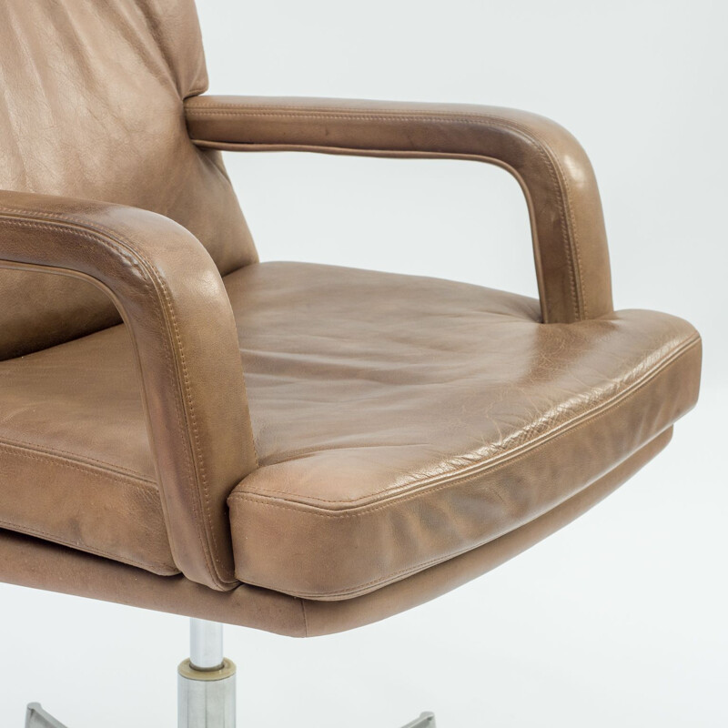 Vintage office chair Bernd Münzebrock by Walter Knoll 1970s