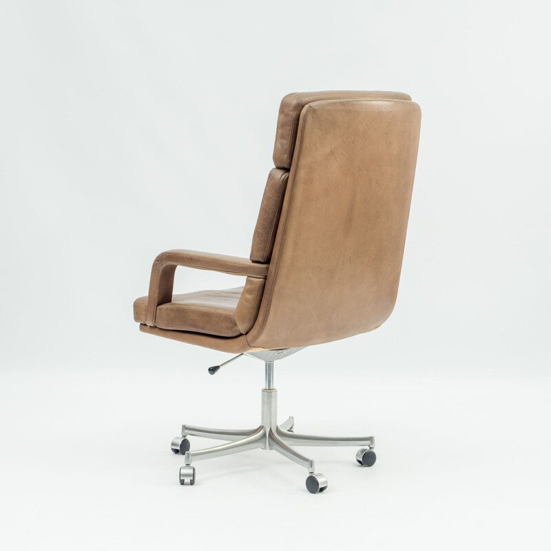 Vintage office chair Bernd Münzebrock by Walter Knoll 1970s