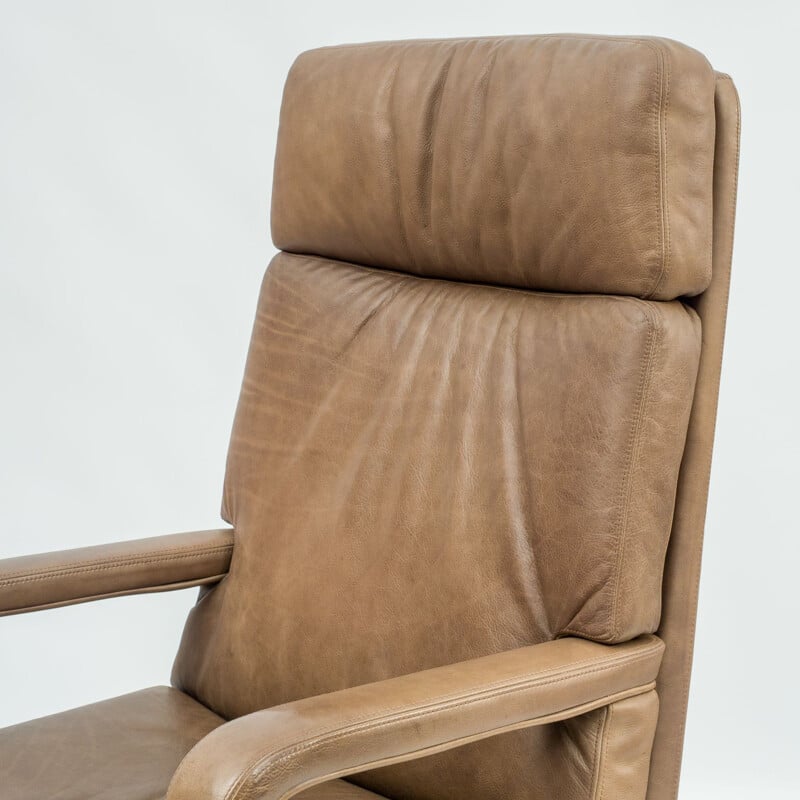 Vintage office chair Bernd Münzebrock by Walter Knoll 1970s