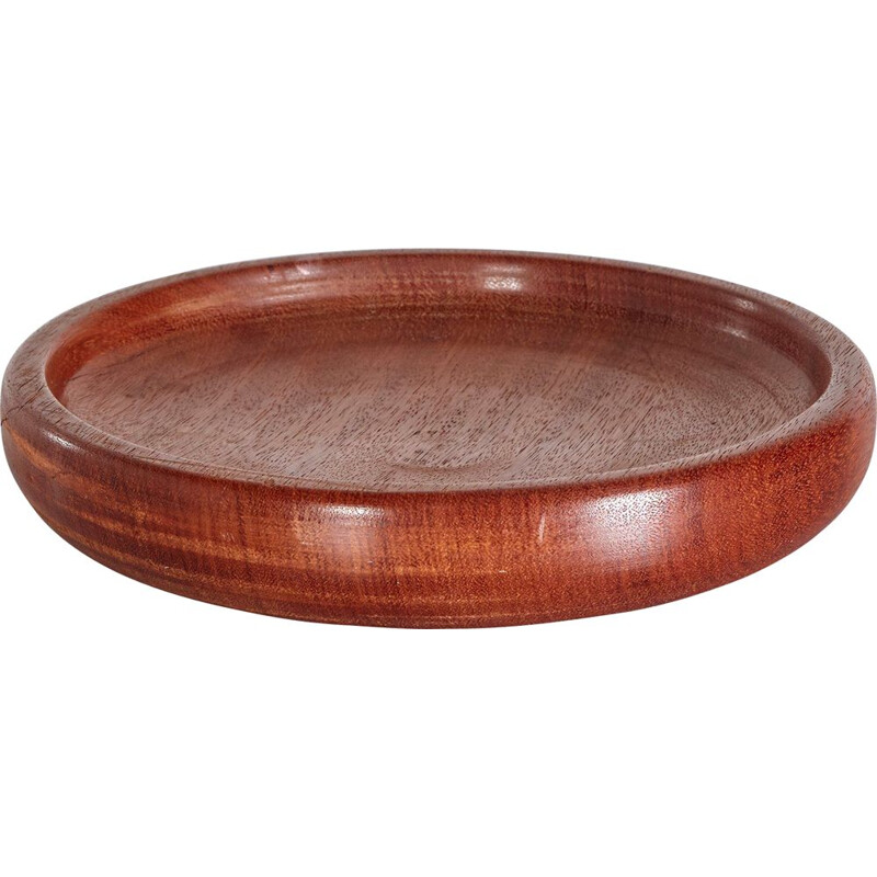 Vintage fruit tray in solid teak, Denmark 1960