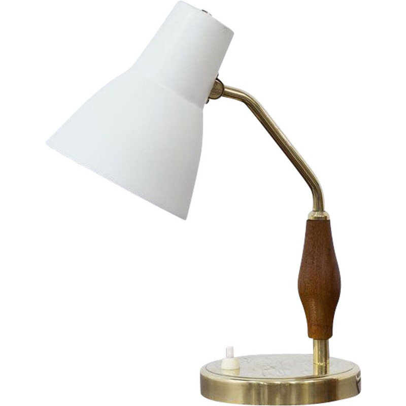 Vintage Desk Lamp by Hans Bergström for ASEA, Sweden 1950s