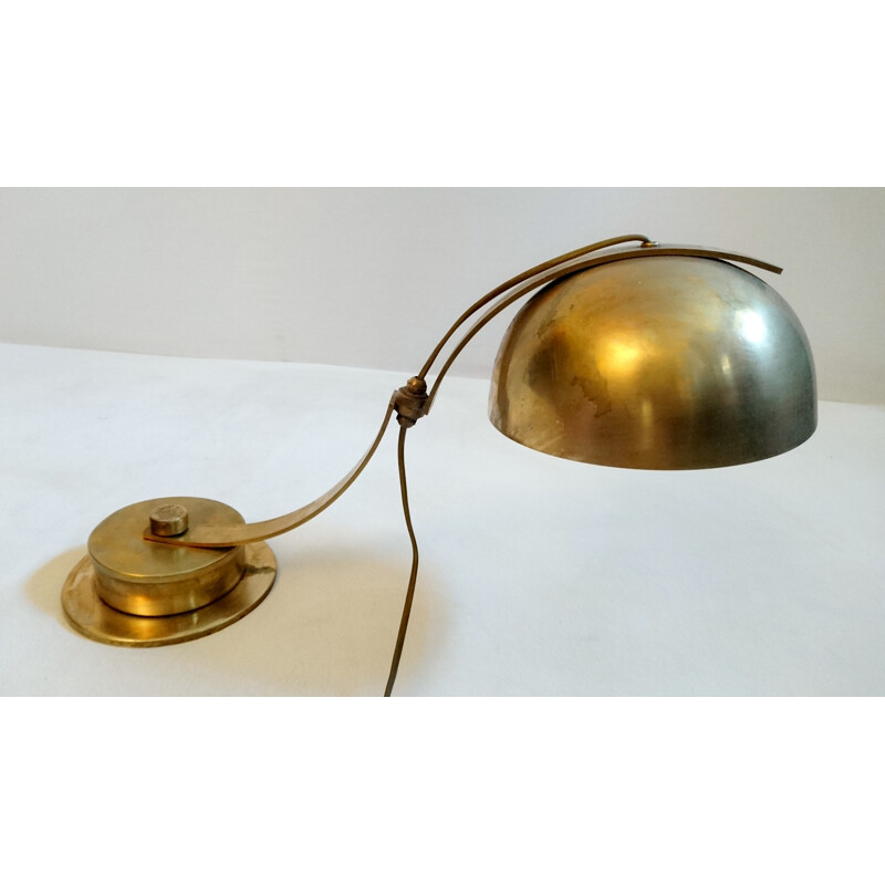 Lampe pivotante vintage en laiton - 1930