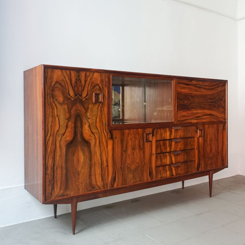 Vintage José Espinho Rosewood Sideboard for Moveis Olaio, Portugal 1960s