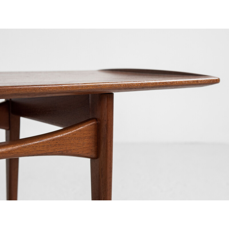 Vintage coffee table in teak by Tove & Edvard Kindt-Larsen for France & Daverkosen, Danish 1960s