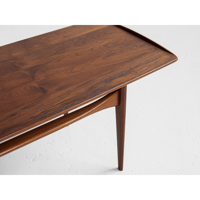 Vintage coffee table in teak by Tove & Edvard Kindt-Larsen for France & Daverkosen, Danish 1960s