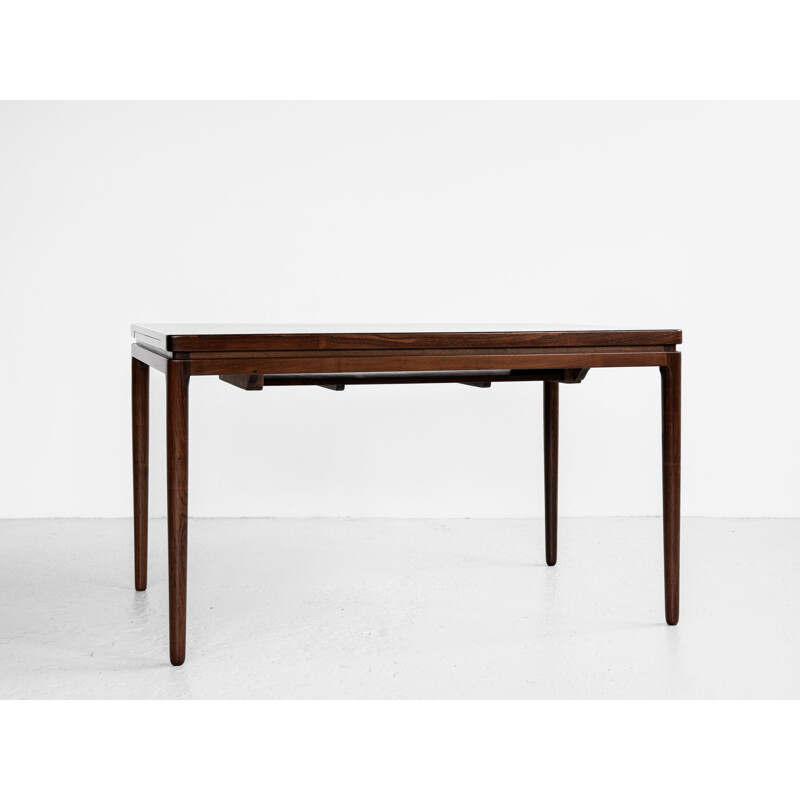 Vintage dining table in rosewood by Christian Linneberg, Danish 1960s