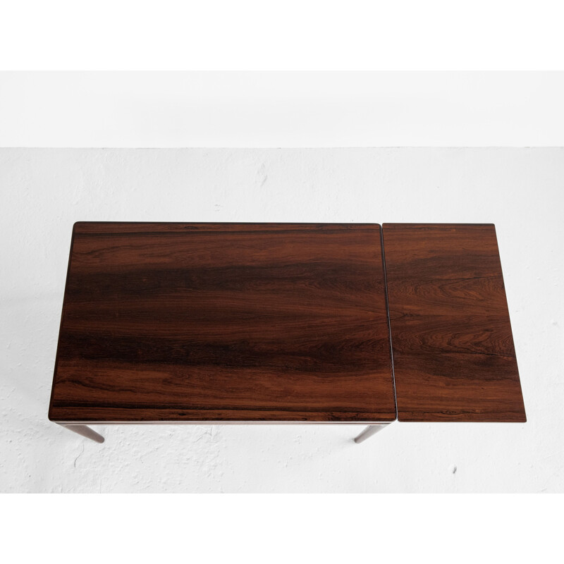 Vintage dining table in rosewood by Christian Linneberg, Danish 1960s