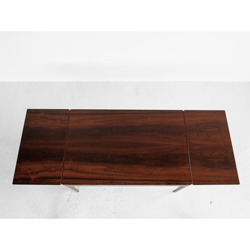 Vintage dining table in rosewood by Christian Linneberg, Danish 1960s