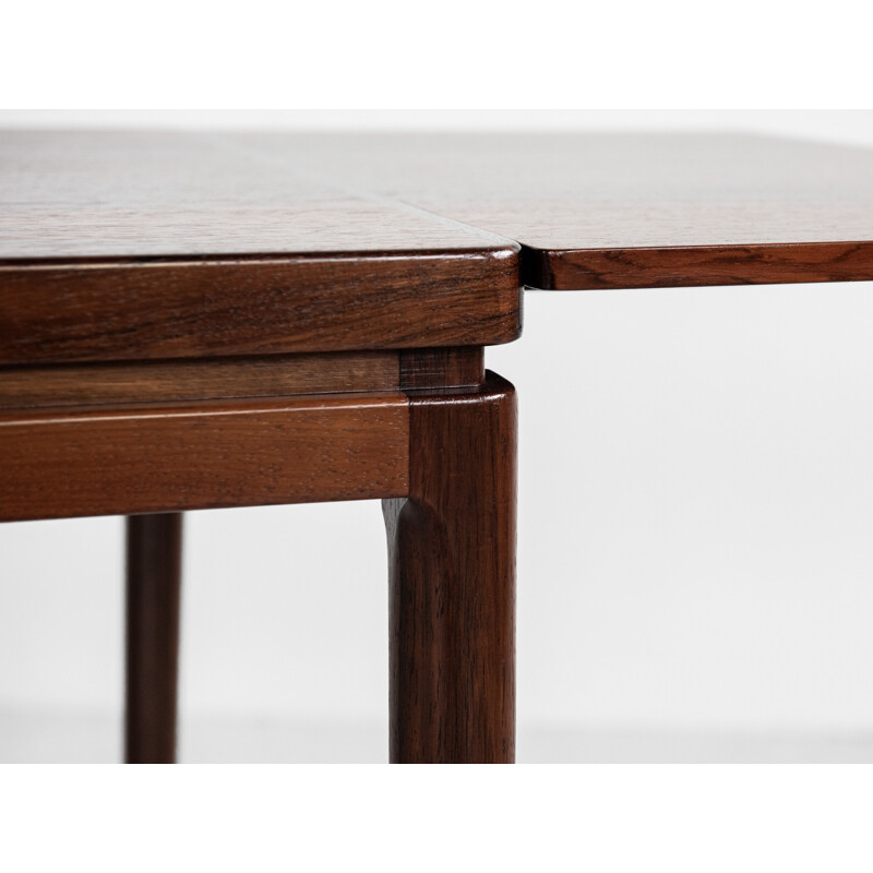 Vintage dining table in rosewood by Christian Linneberg, Danish 1960s