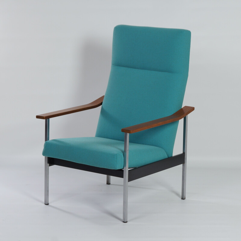 Vintage Adjustable 1425 Armchair by A.R. Cordemeyer for Gispen 1960s