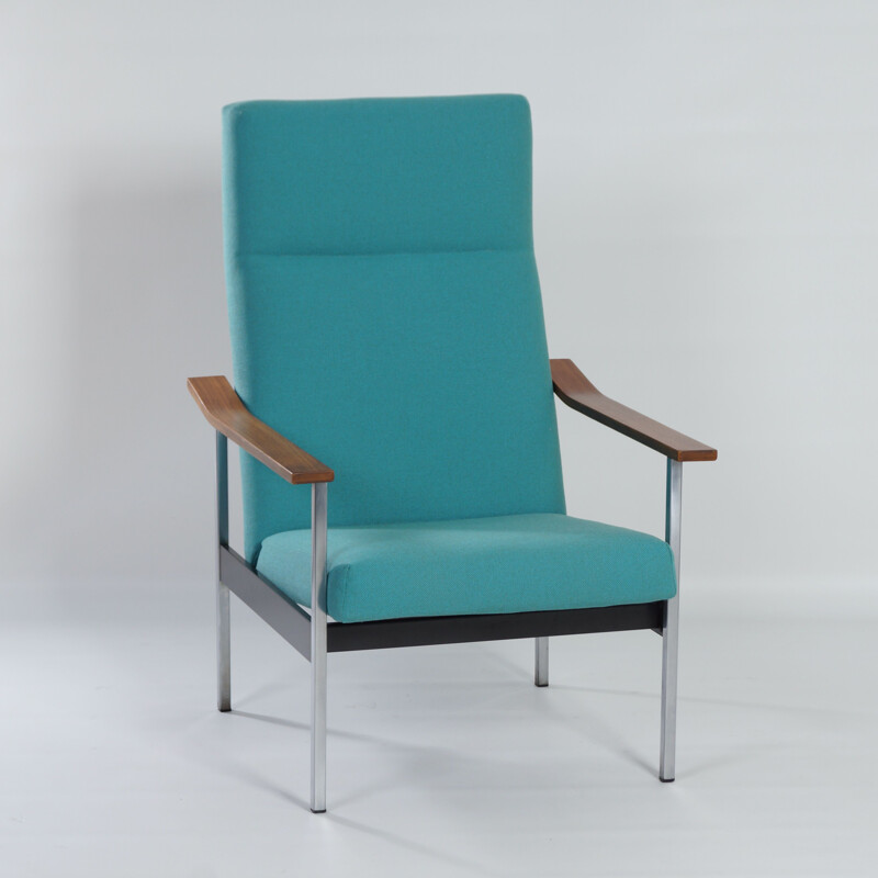 Vintage verstelbare fauteuil 1425 van A.R. Cordemeyer voor Gispen 1960