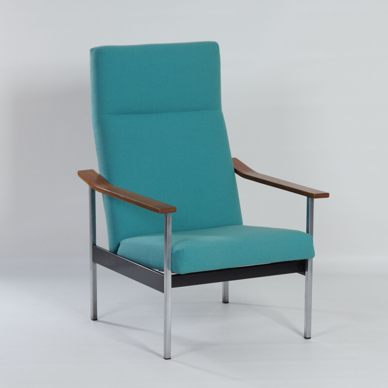 Vintage Adjustable 1425 Armchair by A.R. Cordemeyer for Gispen 1960s