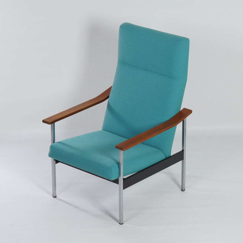 Vintage verstelbare fauteuil 1425 van A.R. Cordemeyer voor Gispen 1960