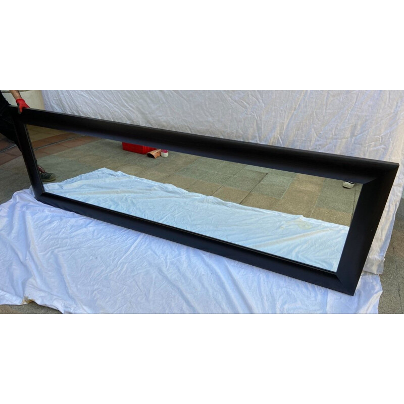 Large vintage mirror "ebony" by Christian Liaigre 1995s