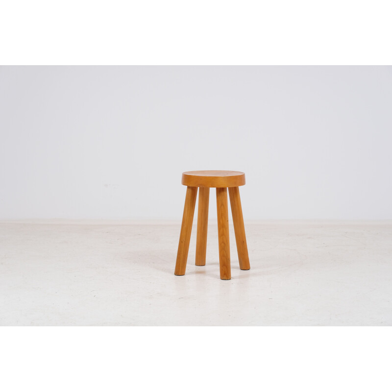 Vintage stool by Charlotte Perriand for the Meribel ski resort 1960s