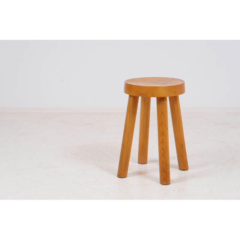 Vintage stool by Charlotte Perriand for the Meribel ski resort 1960s