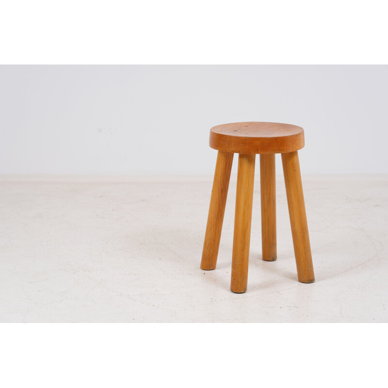 Vintage stool by Charlotte Perriand for the Meribel ski resort 1960s