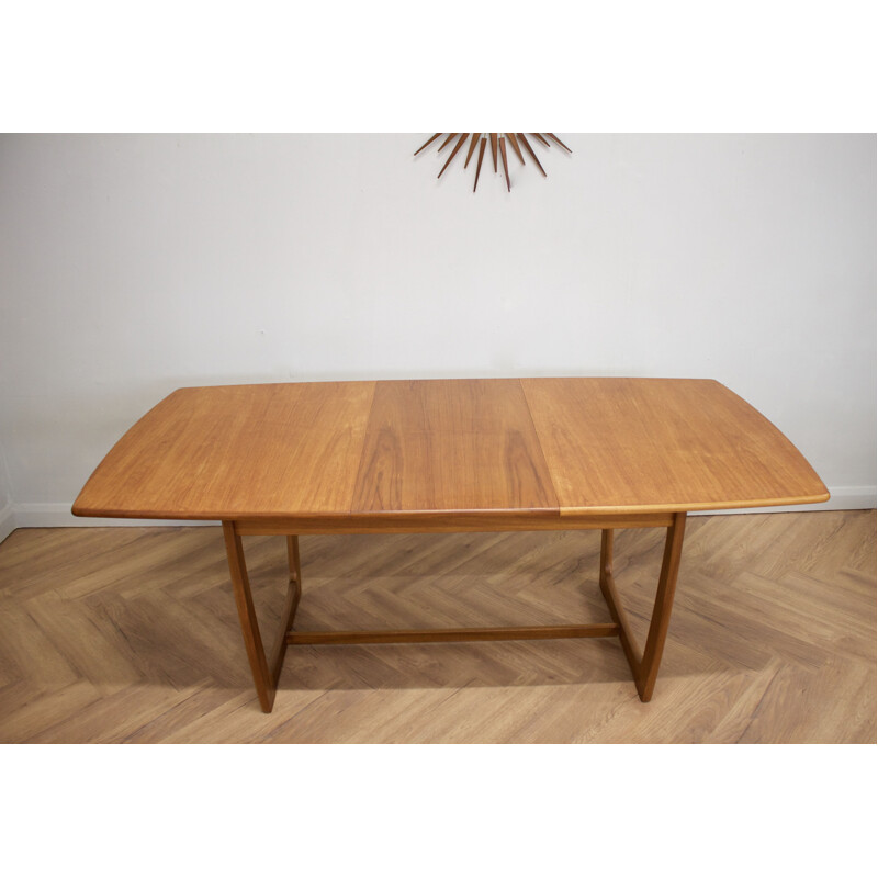 Set of 5 vintage Extendable Teak Dining Table & Chairs Set from Portwood, UK 1960s