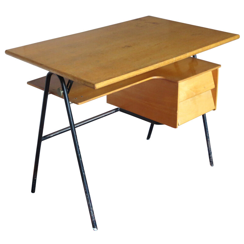 Vintage oak desk - 60