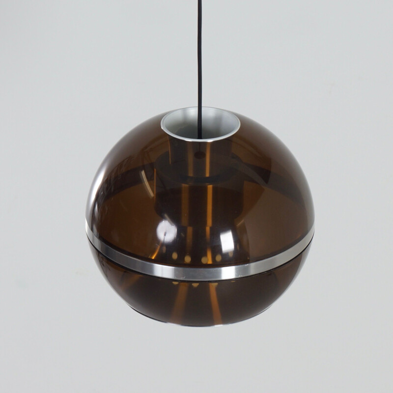 Large vintage Globe Pendant Lamp by Dijkstra Lamps, Dutch 1970s