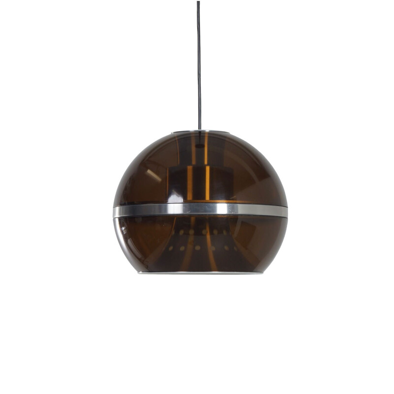 Large vintage Globe Pendant Lamp by Dijkstra Lamps, Dutch 1970s