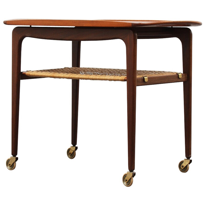 Scandinavian teak side table, Johannes ANDERSEN - 60