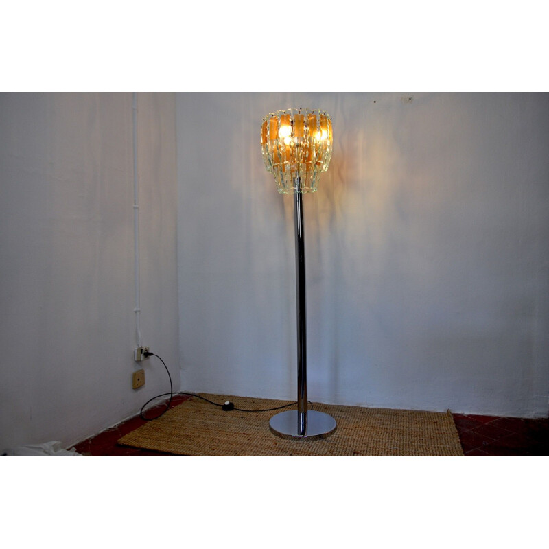 Vintage floor lamp by Fontana Arte, Italy 1960s