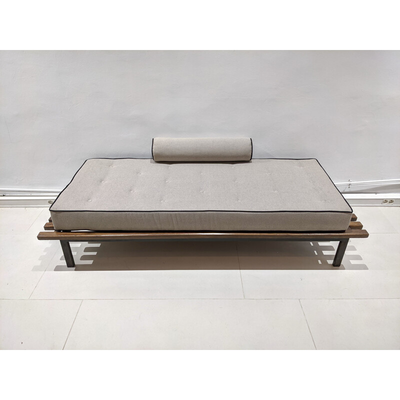 Vintage Cansado bench by Charlotte Perriand, Mauritania 1954s