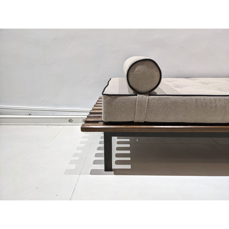 Vintage Cansado bench by Charlotte Perriand, Mauritania 1954s