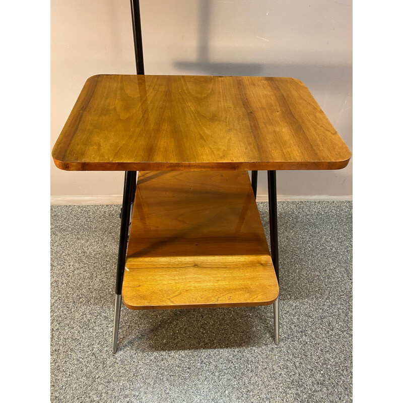 Vintage Lamp on an asymmetric table two tops 1960s