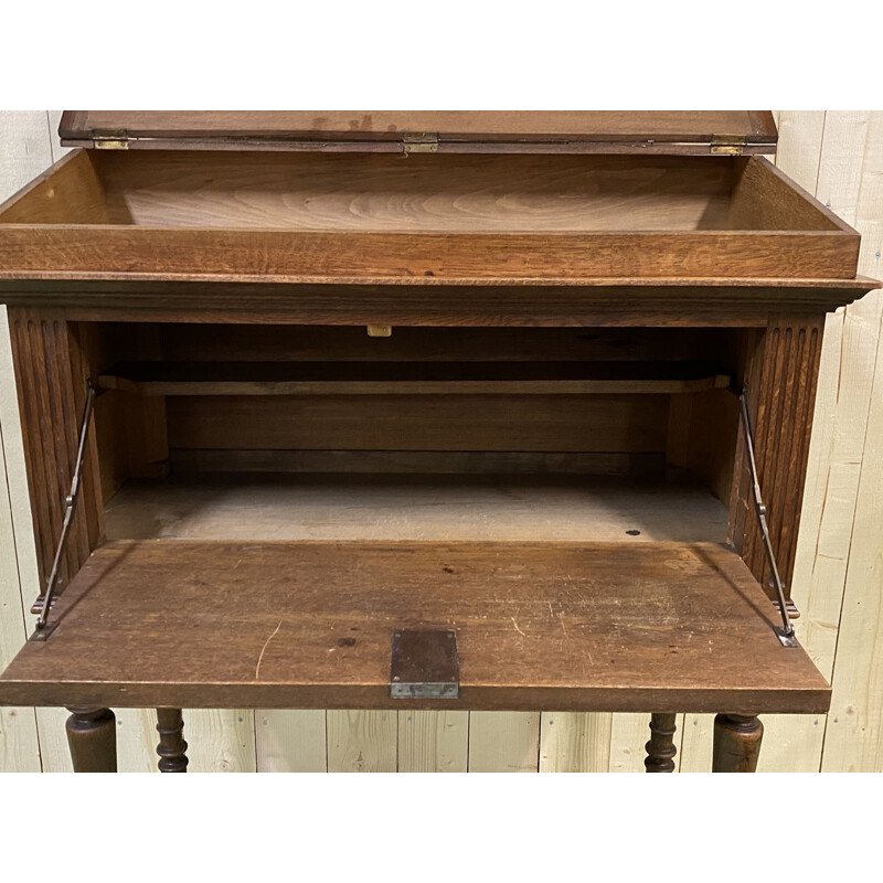 Vintage oak notary desk